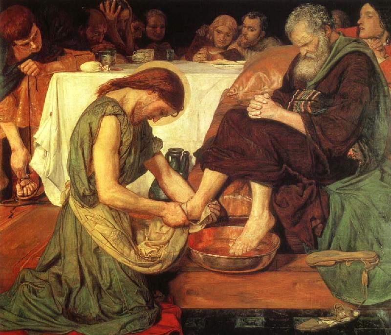 Jesus Washing, Ford Madox Brown